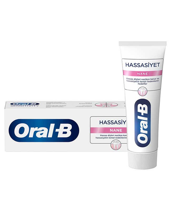 خمیردندان اورال بی ORAL-B روزانه مخصوص دندانهای حساس 75 میلی لیتر اورجینال صاحب امتیاز آمریکا تولید ترکیه