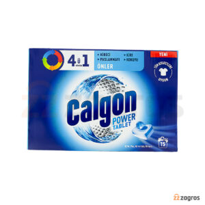 قرص ماشین لباسشویی 15 عددی کالگون 4*1 CALGON POWER TABLET