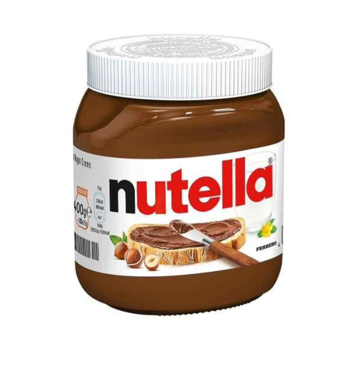 کرم شکلات صبحانه فندقی نوتلا nutella اورجینال ۴۰۰ گرمی ترکیه