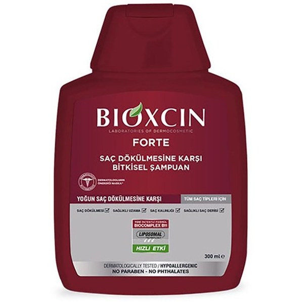 شامپو ضد ریزش و تقویت کننده مو فورت FORTE قرمز 300 میل اورجینال فرمول آلمان تولید ترکیه