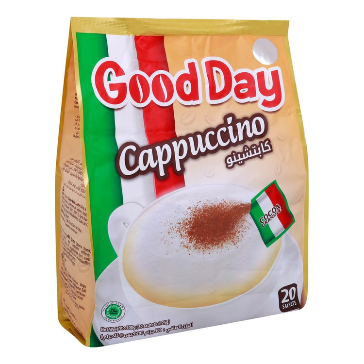 کاپوچینو گود دی Good Day با حبیبات/تکههای کاکائو